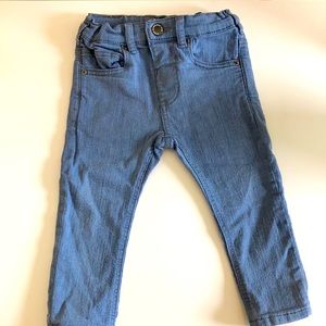 Zara light blue jeans 12-18m